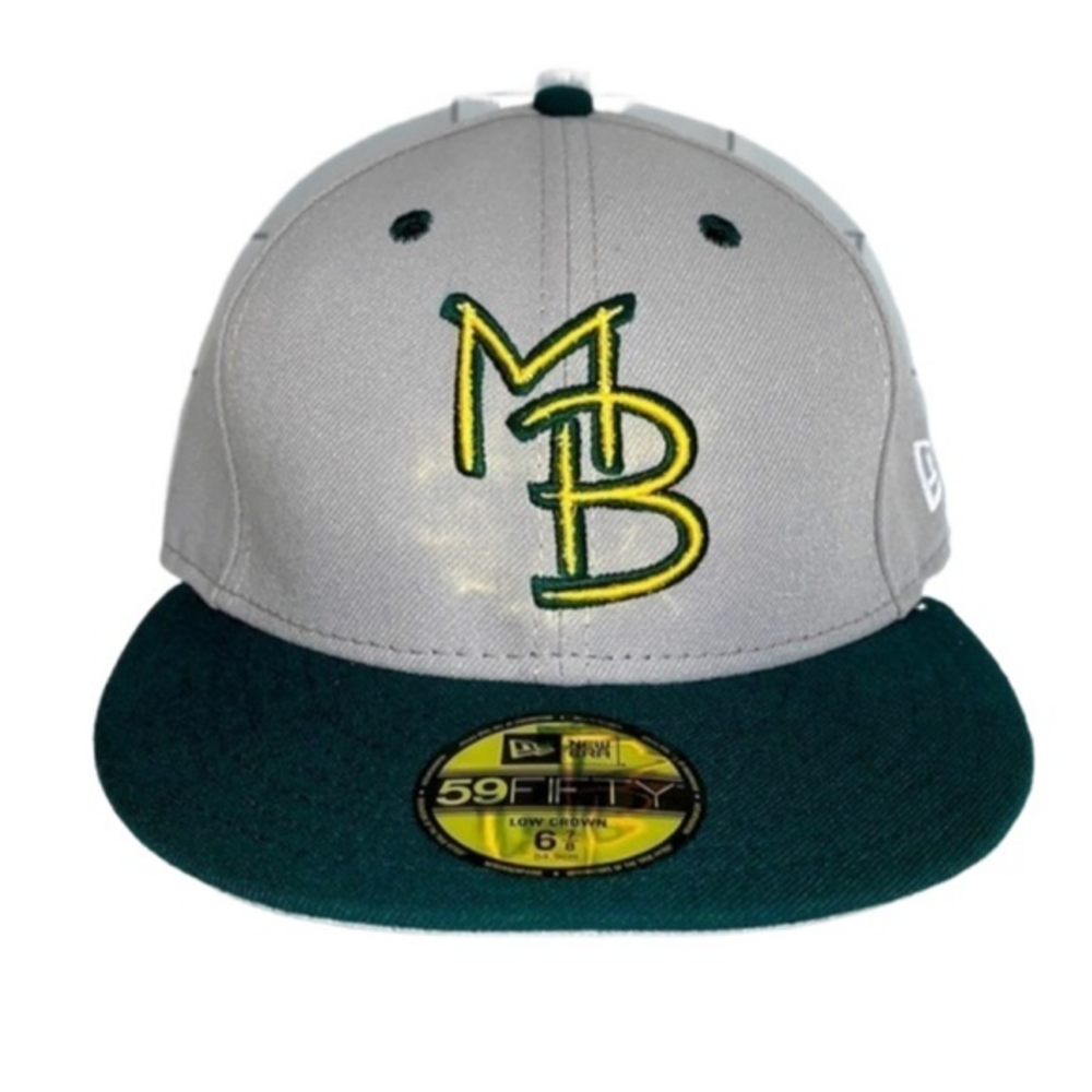 Myrtle Beach Penguins minor league baseball hat. 6-7/8. Grey, green, yellow.NWOT